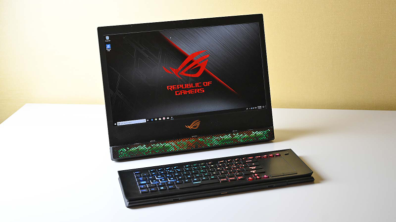 Illustration for article titled The Asus ROG Mothership Is an Overpowered Surface for Gamers